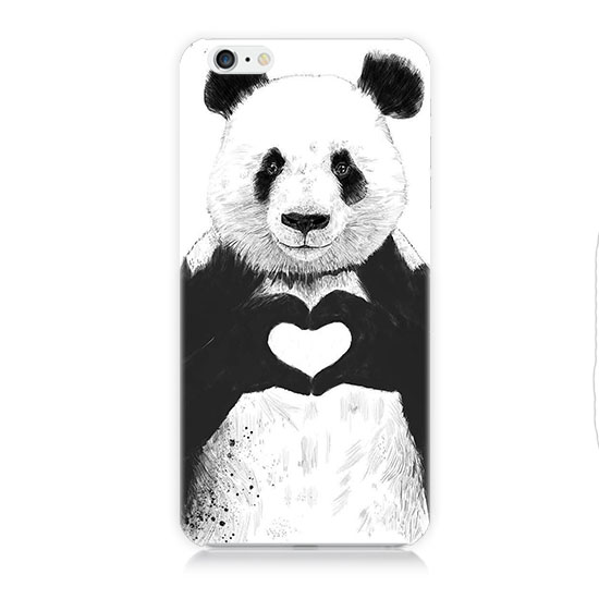 iPhone 6 Plus 6s Plus Panda Ve Aşk  Kapak Kılıf 