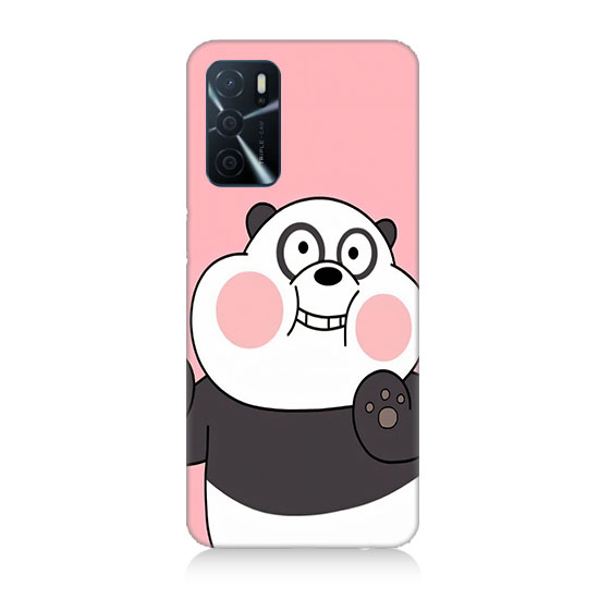 Oppo A55 Uyumlu Sevimli Panda  Kapak Kılıf 