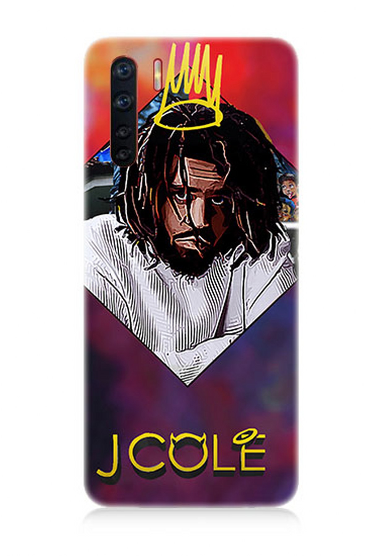 Oppo A91 Uyumlu J. Cole Rap Müzik  Kapak Kılıf 