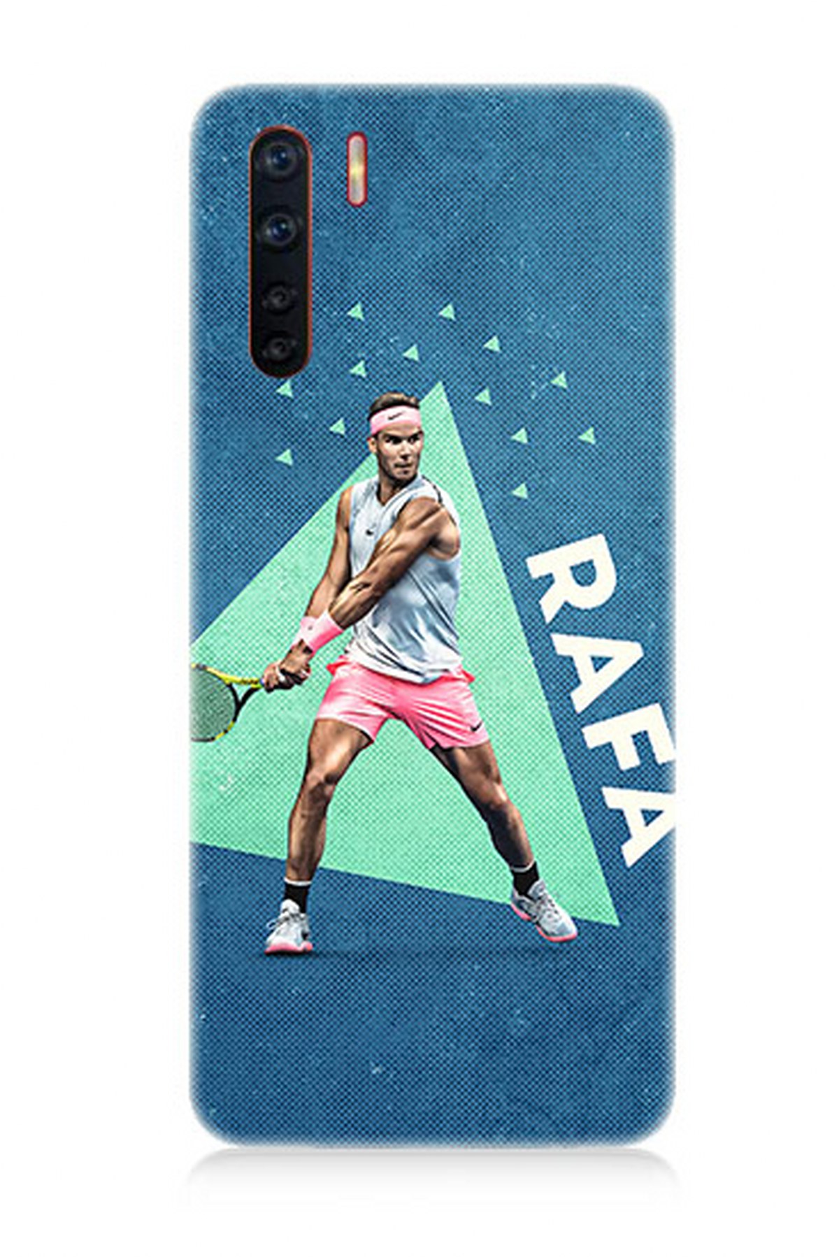 Oppo A91 Uyumlu Rafael Nadal Tenis  Kapak Kılıf 