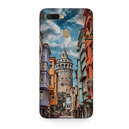 Oppo Ax7 Uyumlu Galata Kulesi  Kapak Kılıf 