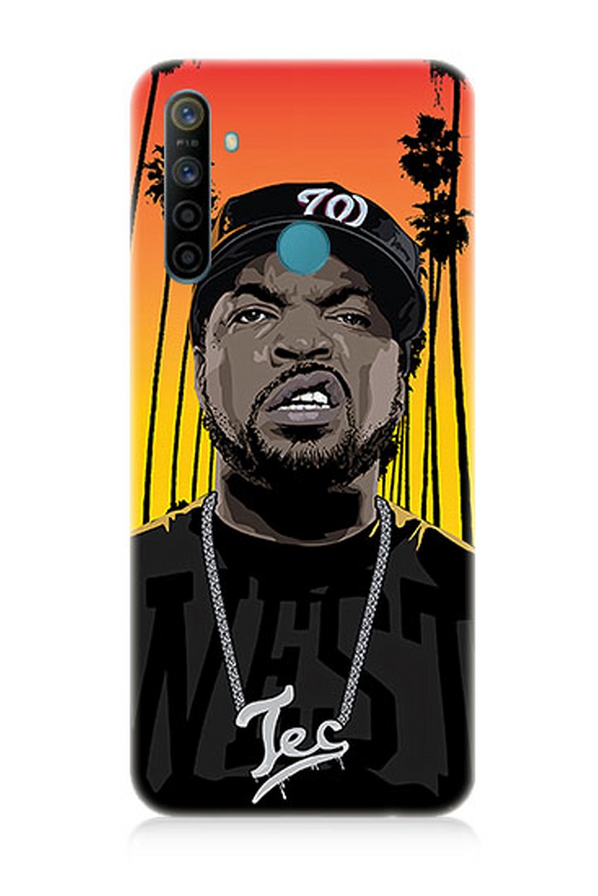 Realme 5i Uyumlu Ice Cube Rap Müzik  Kapak Kılıf 
