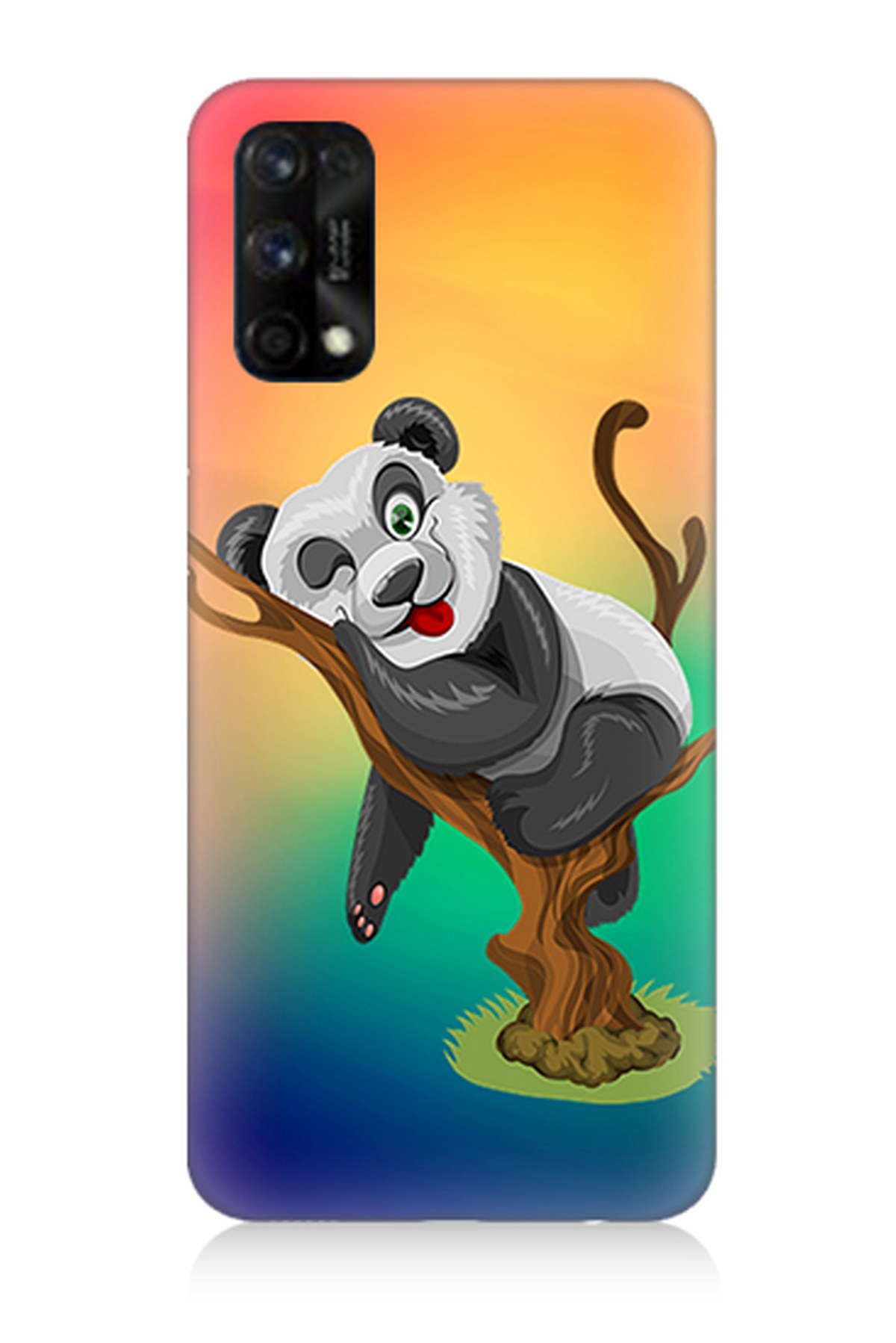 Realme 7 Pro Uyumlu Afacan Panda  Kapak Kılıf 