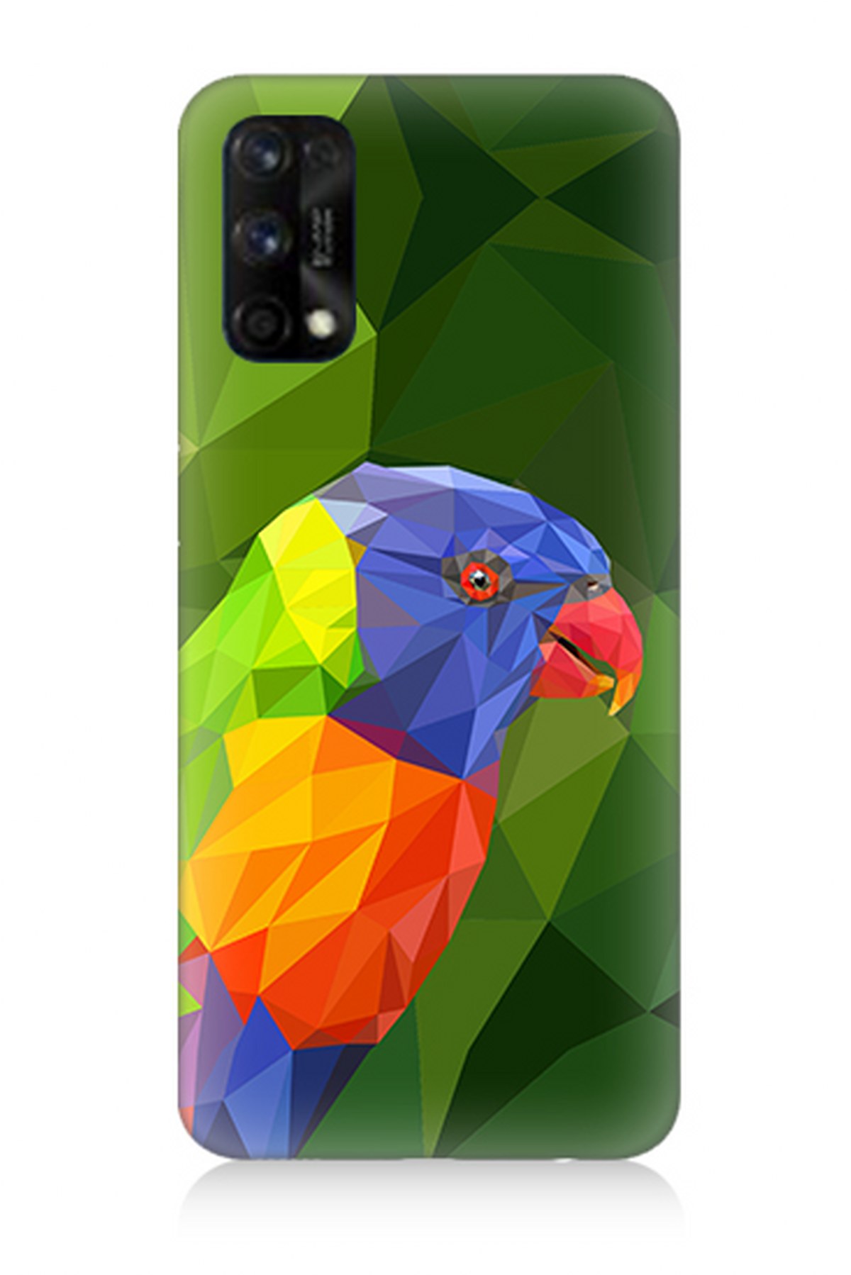 Realme 7 Pro Uyumlu Papağan  Kapak Kılıf 