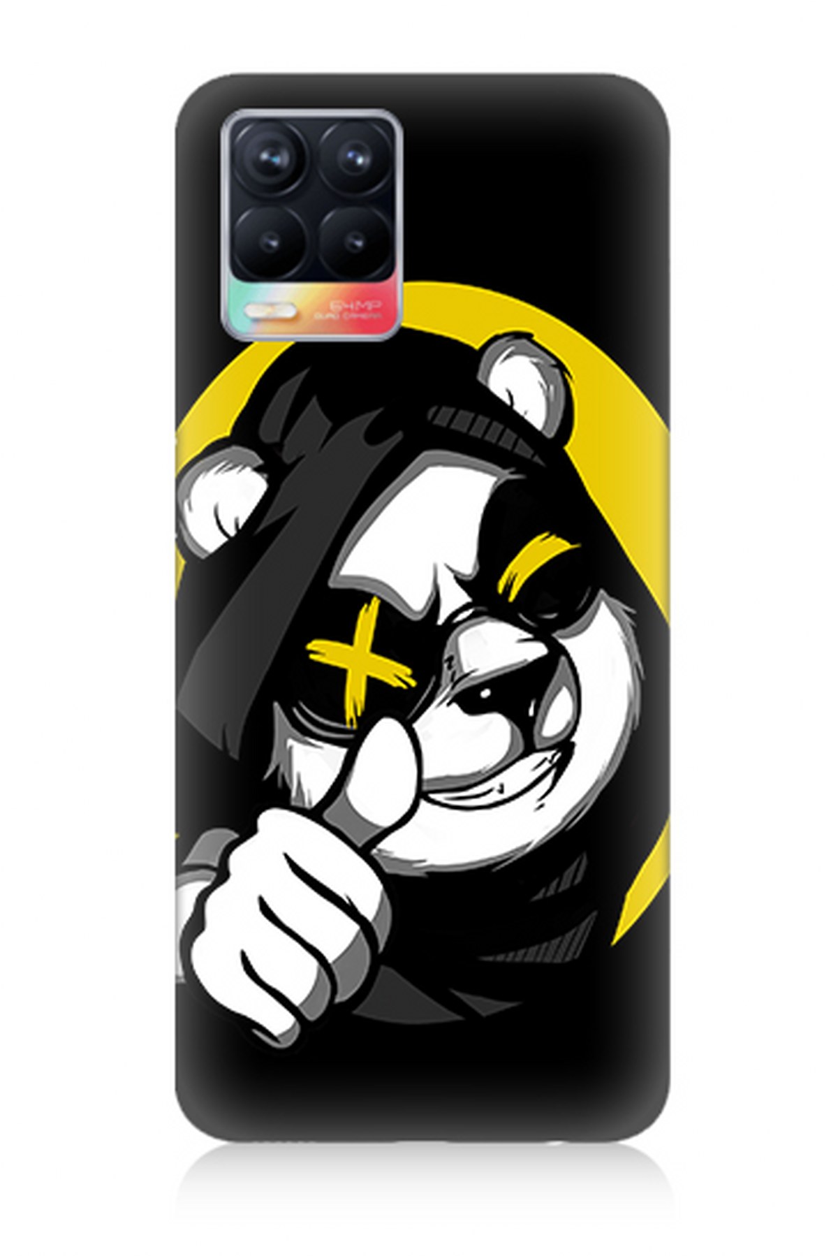 Realme 8 Uyumlu Cool Panda  Kapak Kılıf 