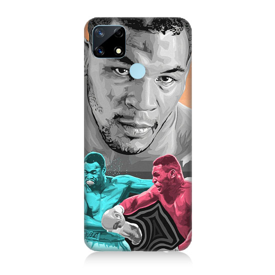 Realme C25 Uyumlu Mike Tyson Boks  Kapak Kılıf 