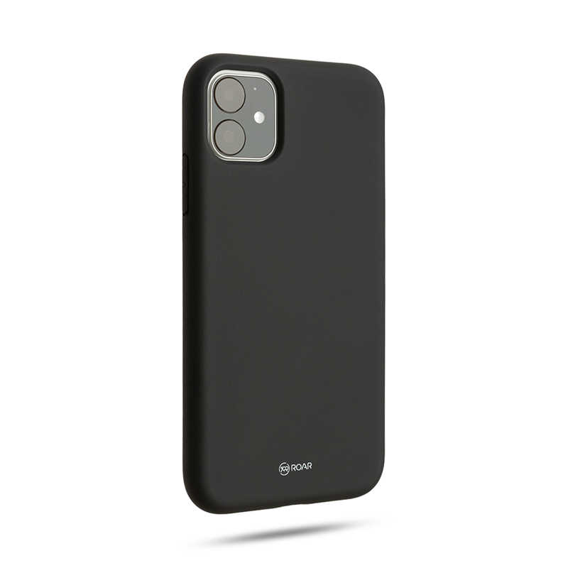 Roar Jelly Serisi Soft Tasarım iPhone 11 Kılıf Siyah