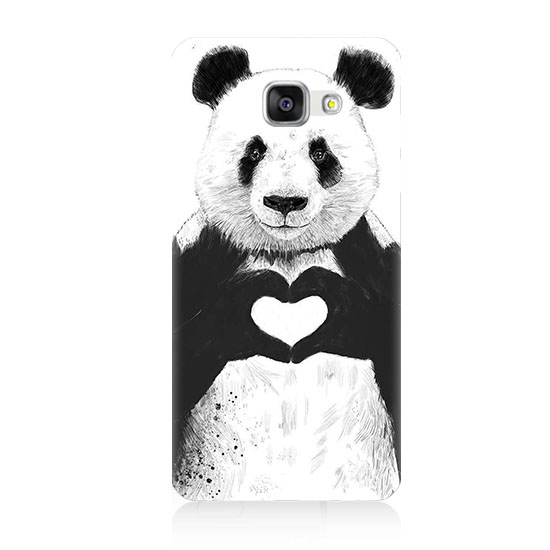 Samsung Galaxy A5 2016 Panda Ve Aşk  Kapak Kılıf 