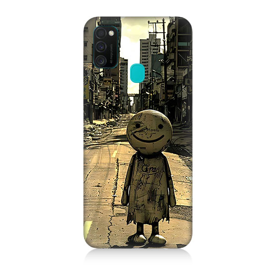 Samsung Galaxy M21 Uyumlu Boş Şehir  Kapak Kılıf 