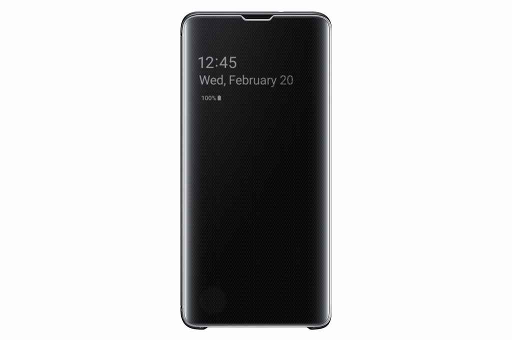 Samsung Galaxy S10 Siyah Clear View Kılıf  - EF-ZG973CBEGWW