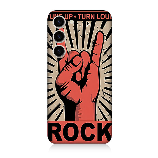 Samsung Galaxy S23 Uyumlu Rock Müzik  Kapak Kılıf 