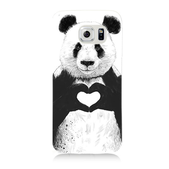 Samsung Galaxy S6 Panda Ve Aşk  Kapak Kılıf 