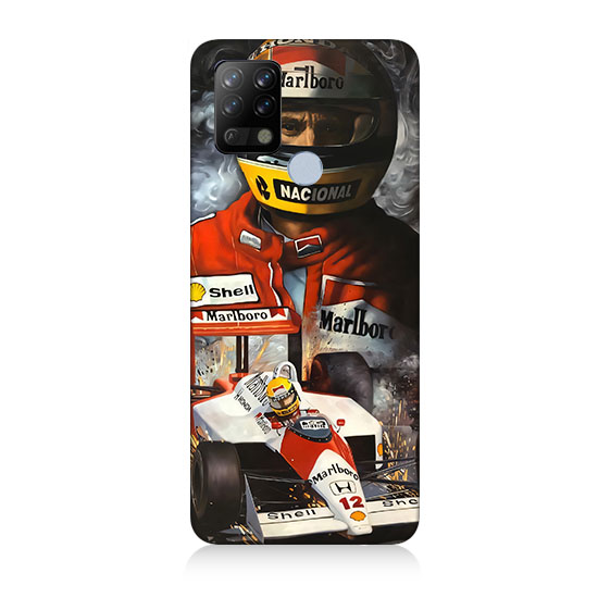 Tecno Pova Uyumlu Ayrton Senna   Kapak Kılıf 