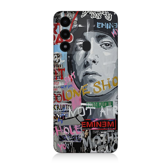 Tecno Spark 8c Uyumlu Eminem Rap   Kapak Kılıf 