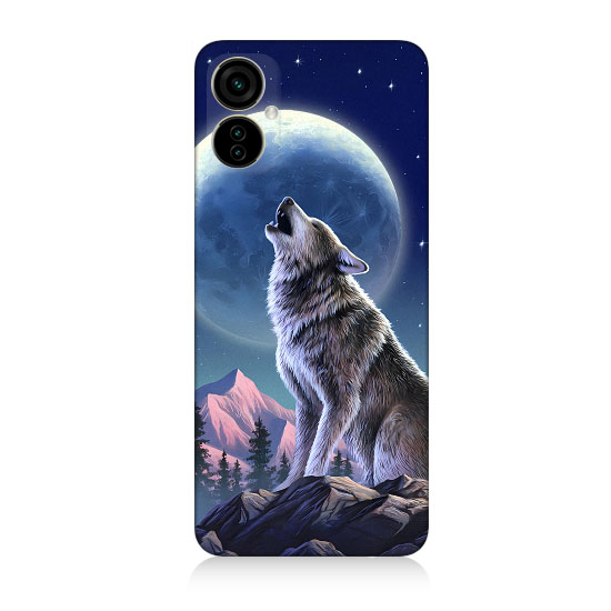 Tecno Spark 9 Pro Uyumlu Kurt Ve Ay  Kapak Kılıf 