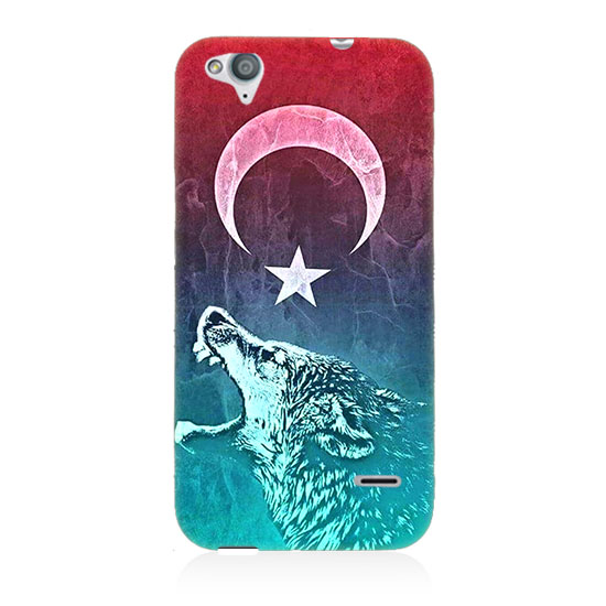 Turkcell T60 Kurt Ve Bayrak  Kapak Kılıf 