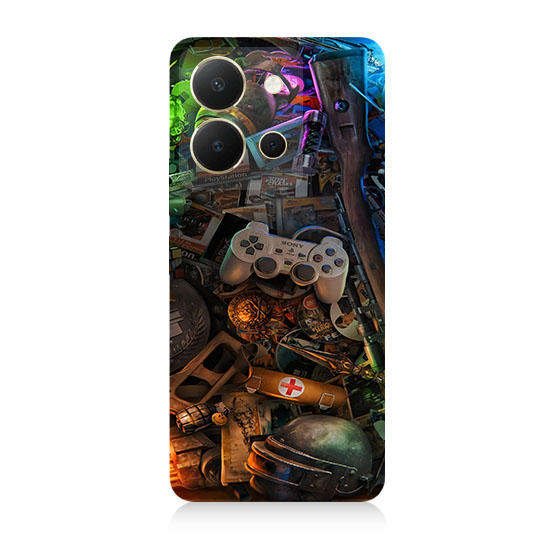 Vivo Y36 Uyumlu Oyuncu Gamer  Kapak Kılıf 