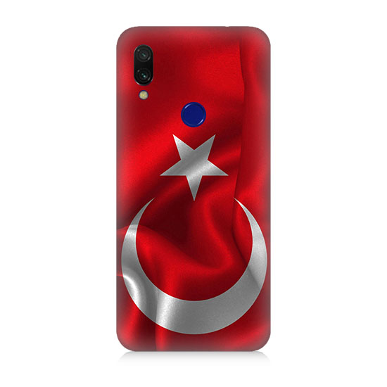 Xiaomi Redmi 7 Türk Bayrağı  Kapak Kılıf 