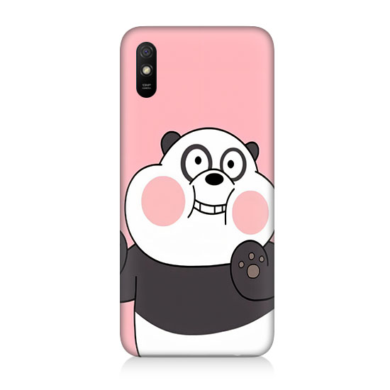 Xiaomi Redmi 9A Uyumlu Sevimli Panda  Kapak Kılıf 