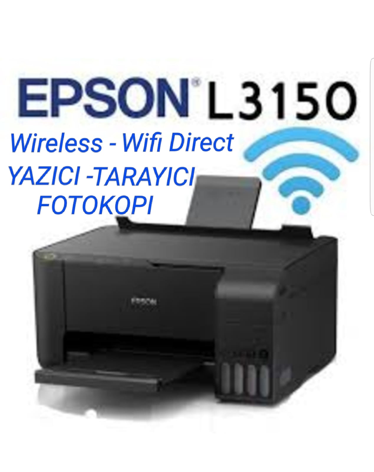 EPSON L3150 Cok Fonksiyonlu Pratik Yazıcı