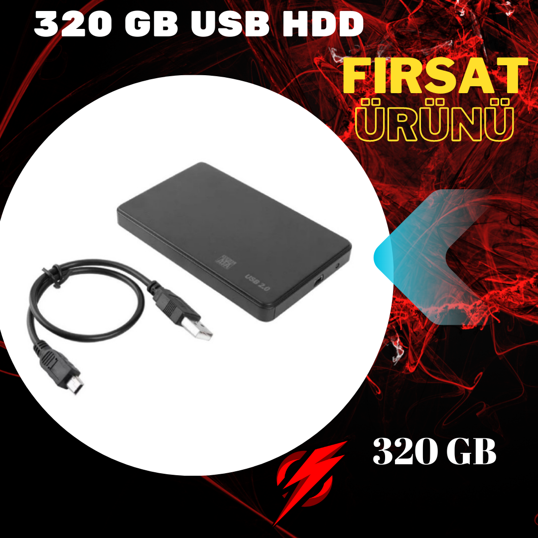 320 GB USB HARİCİ DİSK, 320 GB HDD, 320 GB DISK