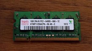 HYNIX 1 GB 2Rx16 DDR2 800Mhz (6400S) NOTEBOOK RAM