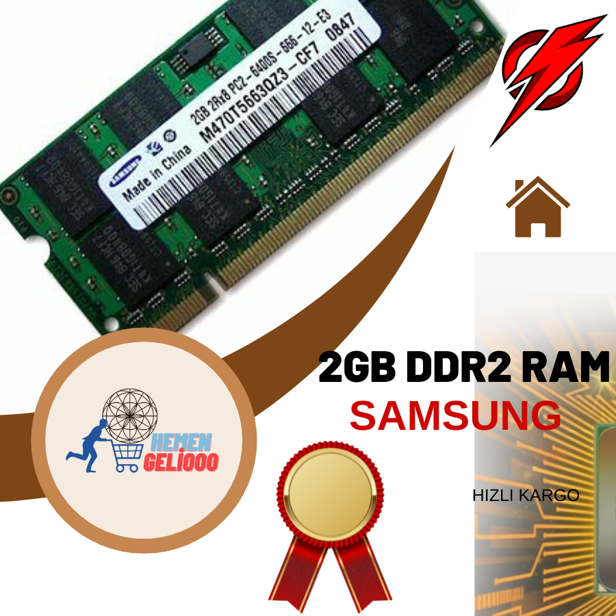 SAMSUNG 2GB 2RX8 PC2-6400S-666-12-E3, 2gb ddr2 ram, ddr2 ram