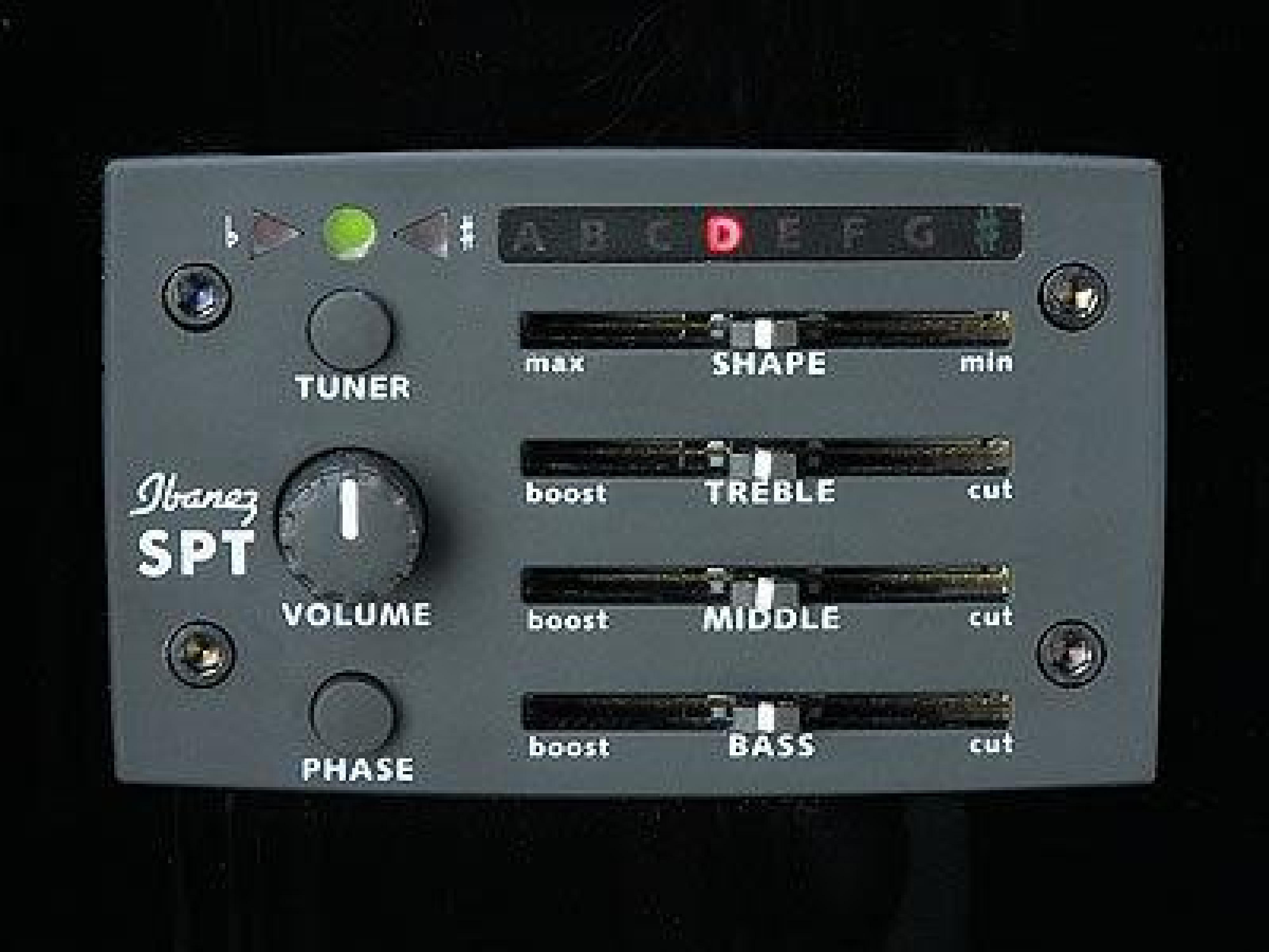 ibanez preamp faceplate