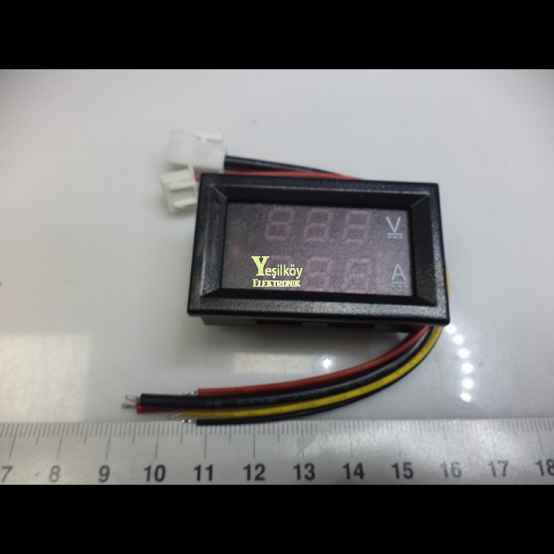 100v 10A Volt Ampermetre