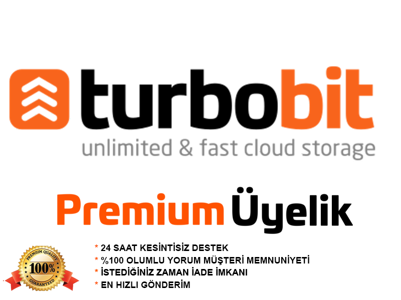 5 Günlük Turbobit Premium 15 TL Stok Sınırlıdır. Hızlı Teslimat