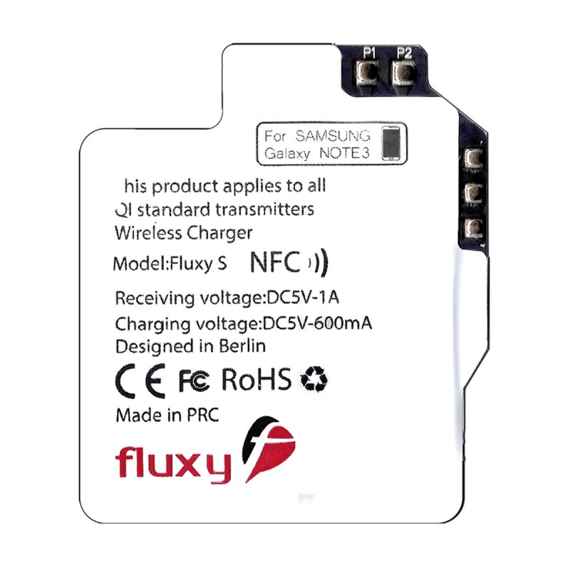FluxPort Fluxy Samsung Galaxy Note3 Kapak İçi Kablosuz Şarj Stick