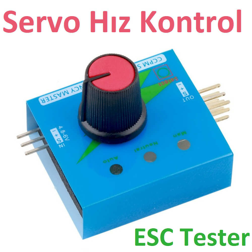Servo Motor Hız Kontrol Servo Test Cihazı ESC Tester