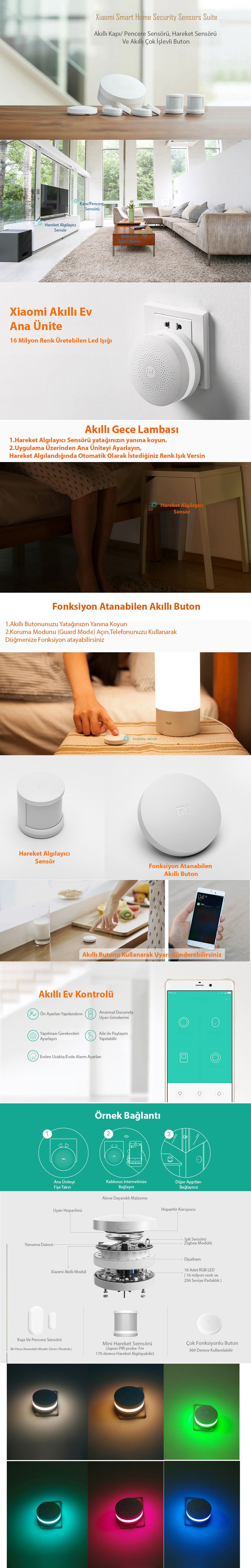 Xiaomi Mi Smart Home Akıllı Ev Güvenlik Sistemi Global Versiyon