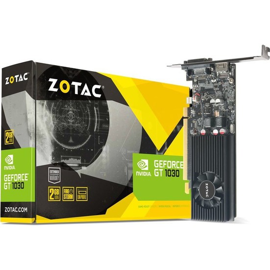 Zotac Nvidia GT 1030 2GB 64Bit GDDR5 (DX12) PCI-E 3.0 ZT-P10300A-
