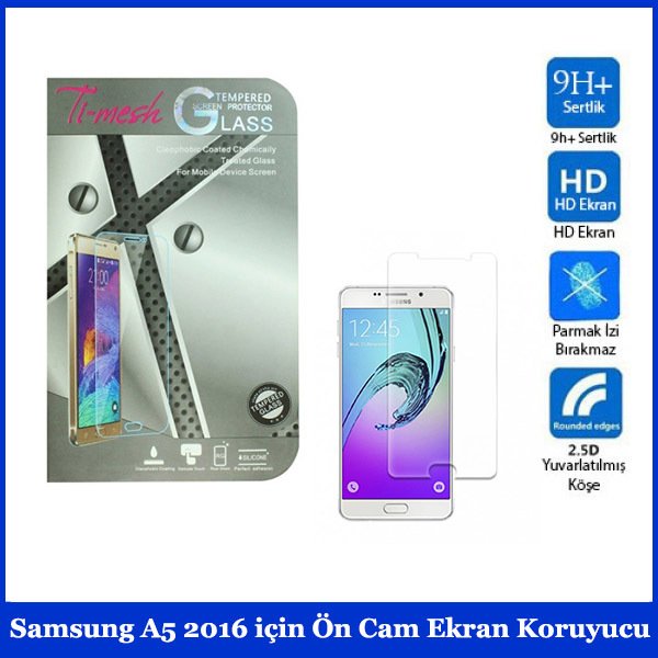 Samsung A5 2016 için Cam Ekran Koruyucu