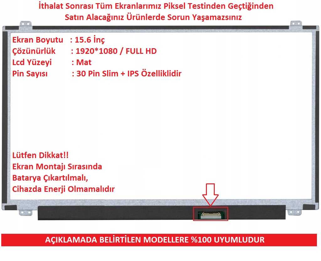 Acer Nıtro 5 An515-31-86Fr, An515-41-F36W Ekran Fiyatları ve Özellikleri