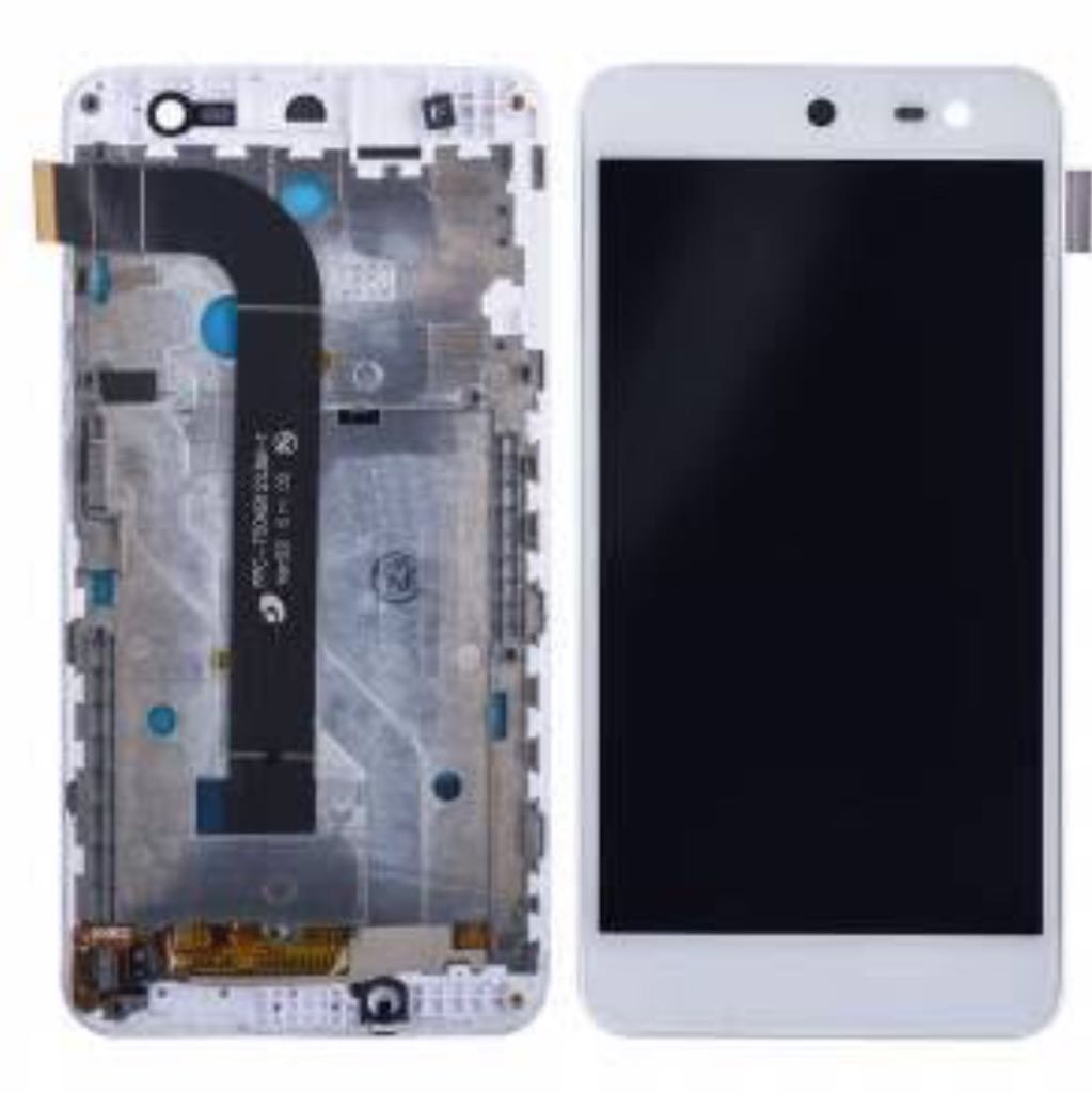 General Mobile E3-4G Çıtalı Lcd Ekran Beyaz