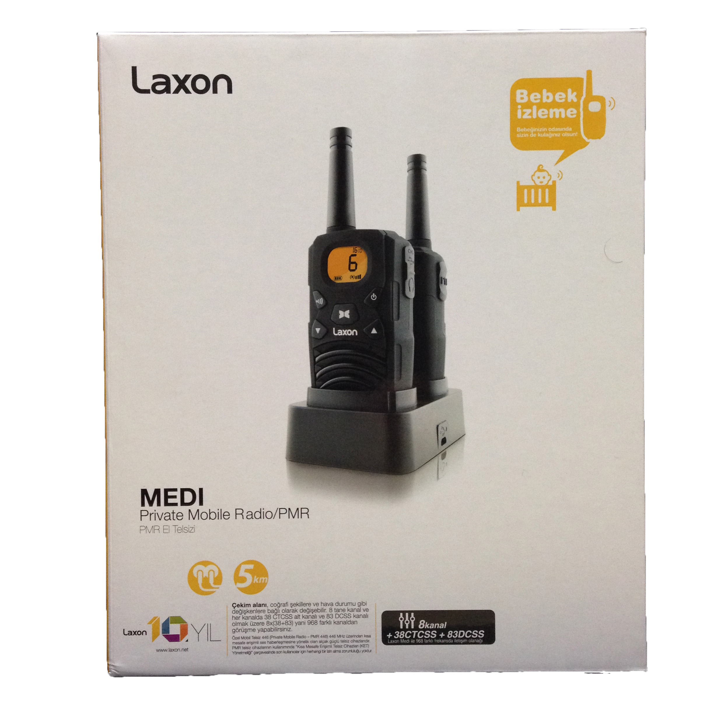 LAXON MEDI Private Mobile Radio Lisansız Telsiz