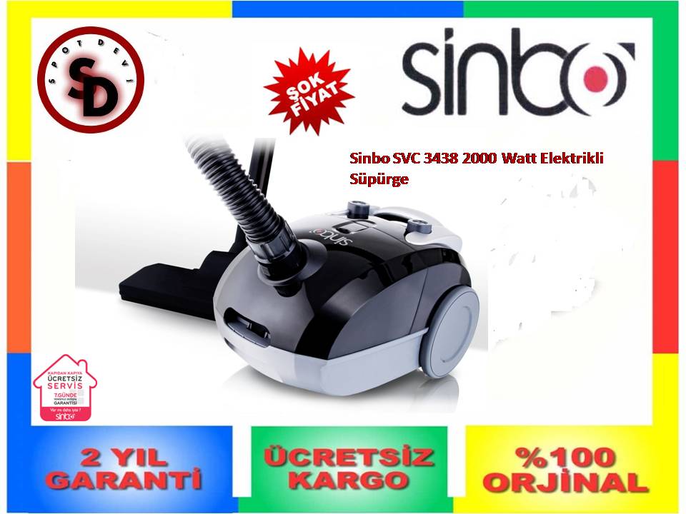Sinbo SVC 3438 1400 Watt Elektrikli Süpürge