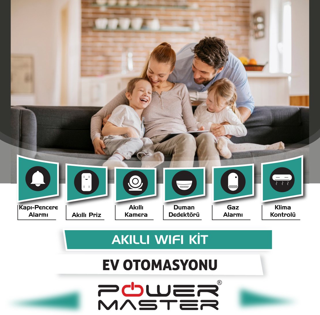 Powermaster Akıllı Ev Otomasyon ve Güvenlik Kiti