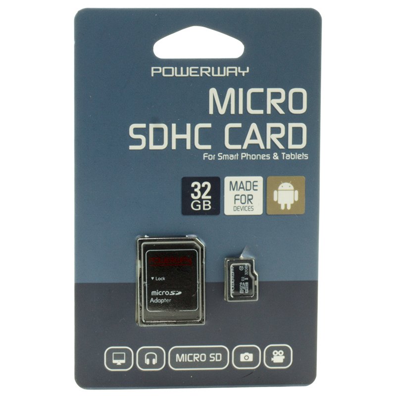 POWERWAY MICRO SD KART 8GB-16GB-32GB