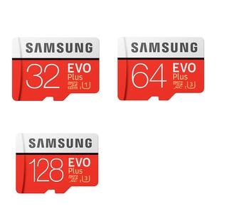 Samsung  32 - 64 -128 GB Evo Plus class 10 Micro SD Hafıza Kartı