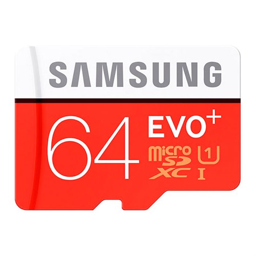 Samsung 64GB Evo Plus Micro SD Class10 80Mb/Sn Hafıza Kartı