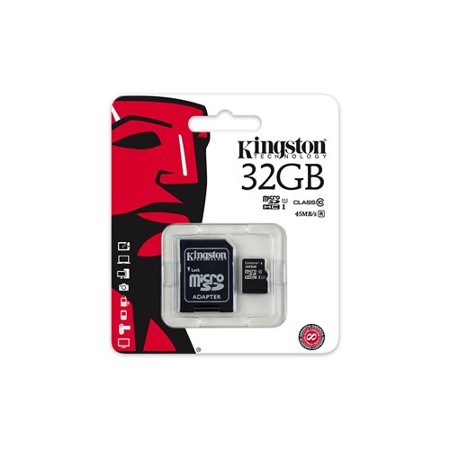 Kingston 32GB MicroSD Class10 45MB/s Hafıza Kartı SDC10G2/32