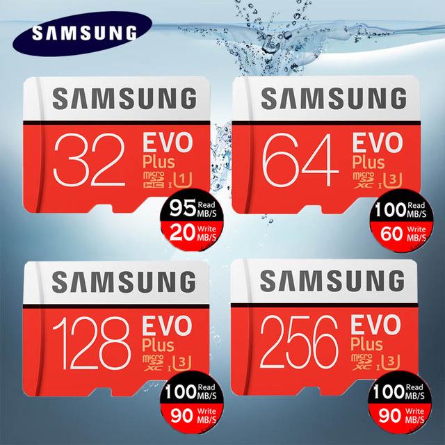Samsung Evo Plus 32GB 64GB 128GB 256GB 512GB Micro SD Hafıza Kart