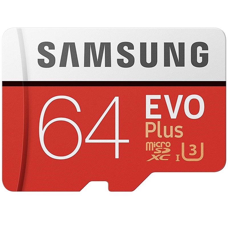 Samsung Evo Plus 64 GB MicroSDXC Class 10 UHS-I Hafıza Kartı + Adaptör MB-MC64GA/TR