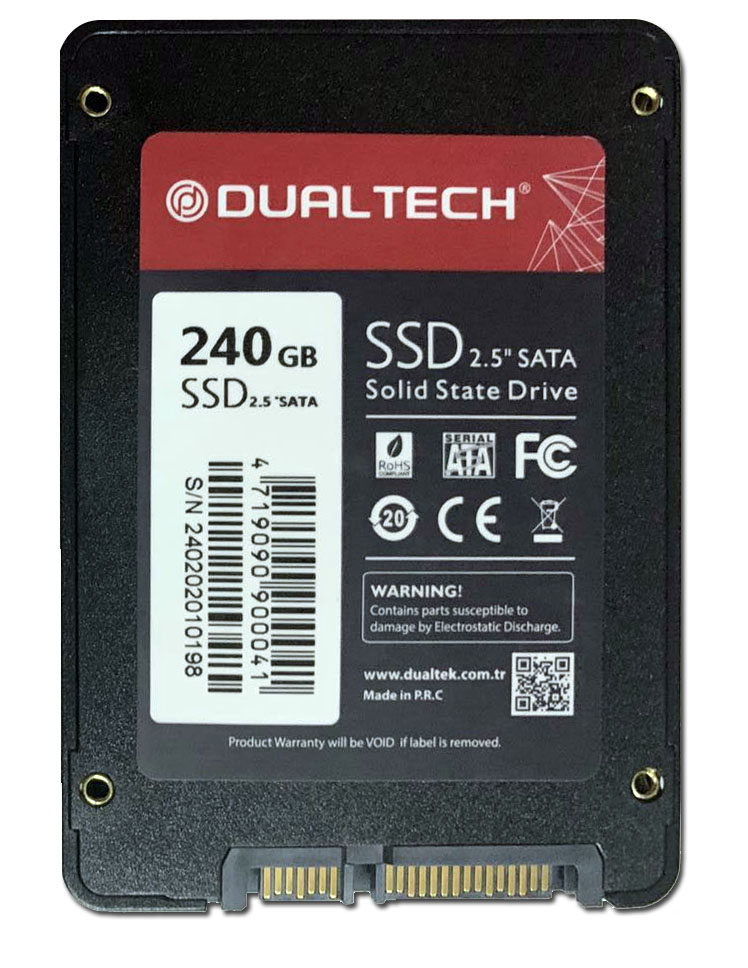 Dualtech DT-240 240 GB 550-520mb/s SATA 3 SSD