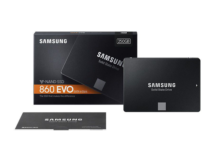 Samsung 860 Evo MZ-76E250BW 2.5" 250 GB SATA 3 SSD