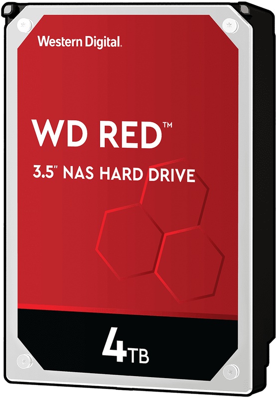 WD Red T2-WD40EFAX 4 TB 5400 RPM 64 MB 3.5" SATA 3 NAS HDD