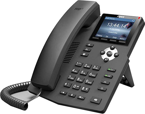 Fanvil X3S Renkli Ekran Masaüstü Çağrı Merkezi Telefonu